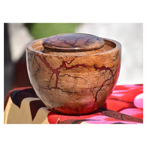 Las urnas de madera más preciosas para mascotas, suministros de accesorios para entierro, urnas de cremación de madera hechas a mano, urnas funerarias para cenizas de mascotas de 200 pulgadas cúbicas - Product Image 4