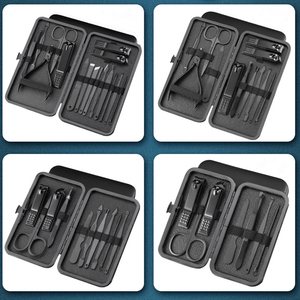 7/10/12/16/18pcs/set Stainless Steel <b>Manicure</b> Set Professional Nail Clipper <b>Kit</b> of Pedicure Tools Ingrown ToeNail Trimmer - Product Image 5