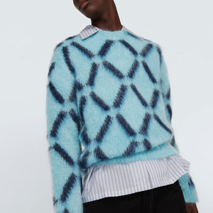 2026 Ropa informal Nuevo artículo Mohair Jersey Mejor calidad Diseño único Mohair Jersey Moda Marca Logo Mohair Jersey - Product Image 5