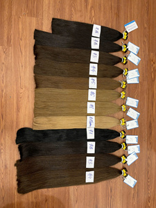 100% Extensions de cheveux humains vietnamiens bruts vierges de haute qualité en vrac 30 pouces cheveux raides naturels non transformés 100% couverture de couleur - Product Image 6