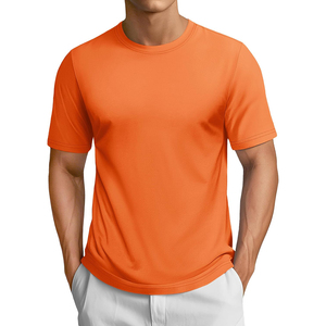 T-shirt unisexe 100% coton de couleur unie T-shirt vierge pour l'impression Streetwear surdimensionné, Logo personnalisé disponible - Product Image 4