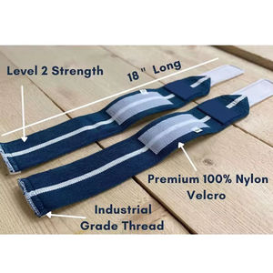 Bandes de poignet de musculation en coton à très grande élasticité, vente en gros, haute résistance, personnalisées - Product Image 2
