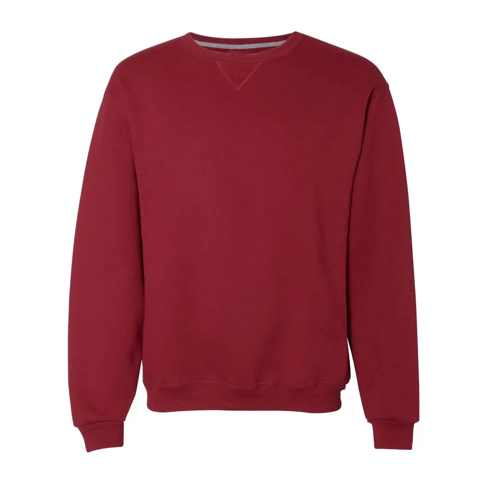Hochwertige einfarbige Baumwolle Drop-Shoulder Übergröße Herren Sweatshirts / Hochwertiges individuelles Logo Männer einfarbige Sweatshirts