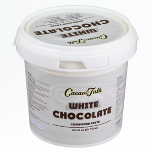 Prix d'usine OEM/ODM Vente en gros de chocolat composé HALAL blanc pâte de chocolat composé cacao liquide alimentaire 1KG bon prix - Product Image 1