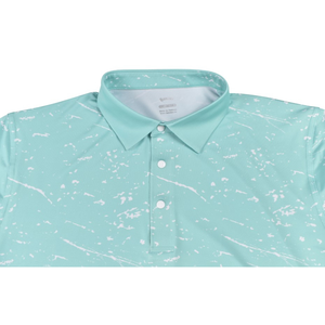 Chemises de golf pour hommes Handee, 6 couleurs, 100% polyester, respirantes, tricotées en 6 nuances de bleu et de blanc - Product Image 3