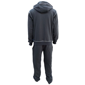 Conjunto de Sudadera con Capucha y Logotipo Bordado Personalizado, Conjunto Deportivo Informal de 2 Piezas con Costuras en Contraste, Conjunto de Joggers Deportivos para Hombre - Product Image 2