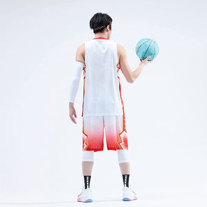 2025 ensemble de vêtements de sport de basket-ball personnalisés maillot à séchage rapide et short d'uniforme impression par sublimation respirante de haute qualité - Product Image 3