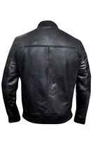 Jaket Bomber Kulit Asli Vintage Tebal Terbaik untuk Pria, Ramah Lingkungan, Lapisan Katun Anti Angin