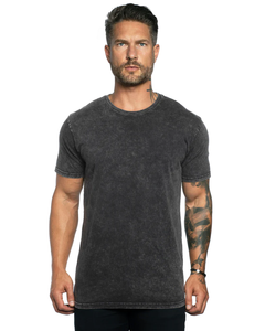 Casual Sports Wear High Quality Men Acid Washed T- Shirts Latest Fashion New Design Men Acid Wash Men's T-Shirts - Product Image 3