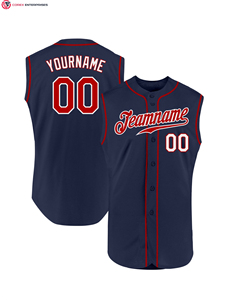 Maillot de baseball authentique sans manches personnalisé blanc-noir pour softball, 100 % polyester, antibactérien, col ras du cou, unisexe adulte - Product Image 3