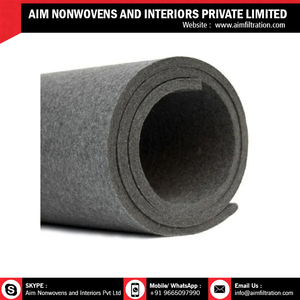 Feutre non-tissé de poinçon d'aiguille de polyester de taille et de couleur faite sur commande disponible au prix du marché - Product Image 2