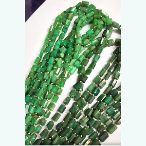 11 Strand Natural Chrysoprase <b>Stone</b> <b>Beads</b> 1458 Ct Lot 17 Inch Green Gemstone Necklace Fancy Iroc Sales Necklace - Product Image 3