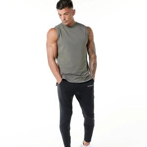 Nueva camiseta sin mangas de talla grande para hombre, camiseta informal tejida de secado rápido transpirable personalizada - Product Image 3