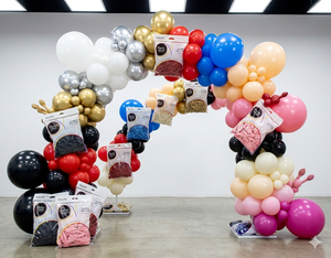 Autocollants muraux décoratifs en forme de cercle en plastique pour Pâques, anniversaire, baby shower, mariage, vente en gros - Product Image 1