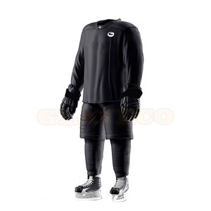 Pakistan Manufactured Solid Color Breathable Ice Hockey Uniform 100% Polyester Eco-Friendly Unisex Adult OEM Service Low Price - Product Image 2