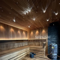 Kit d'éclairage à fibres optiques résistant à la chaleur pour sauna, fibre optique noire pour sauna, éclairage à fibres optiques pour plafond étoilé de sauna