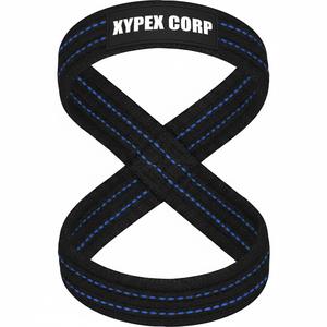 Reinforced Cotton Figure 8 <b>Lifting</b> <b>Strap</b> with Professional Protection Non-Slip Design <b>for</b> Heavy Duty Powerlifting Deadlifting - Product Image 3