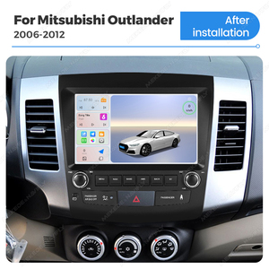 Lecteur multimédia automobile Android MEKEDE, navigation stéréo 9 pouces pour Mitsubishi <span class=keywords><strong>Outlander</strong></span> 2006-2012 - Product Image 4