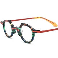 Monture de lunettes anti-lumière bleue en acétate haut de gamme pour hommes et femmes, monture optique anti-lumière bleue