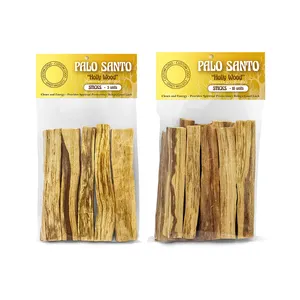 Palo Santo smudge sticks. Customized bags. Labeled with your logo. Premium quality. Bag x 5 units, Bags x 10 units.