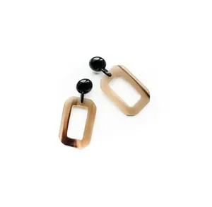 Pendientes de aro de acrílico hechos a mano de alta calidad diseño de gota de moda para fiesta y ropa de playa - Product Image 3