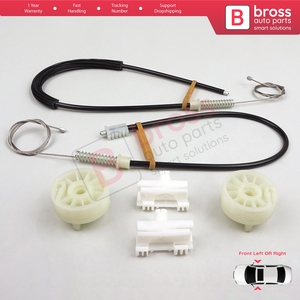 Kit de réparation de lève-vitre BWR5189+BWR5190 avant gauche ou droit pour Saxo S0 S1 1996-2003 5 portes 9221H2 9222H4 - Product Image 3