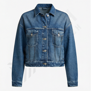 Chaqueta Vaquera para Hombre, Diseño Personalizable en Color y Estilo, Cuello Alto, Reversible, Tejido de Algodón Resistente, Prenda de Invierno de Alta Calidad - Product Image 1