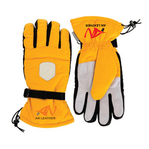 Leather Insulated Full Finger <b>Waterproof</b> Ski <b>Gloves</b> for Winter Sports - Product Image 3