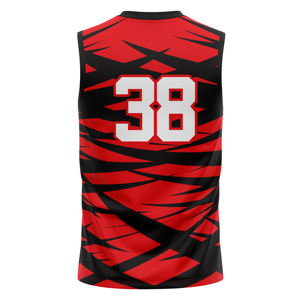 Débardeur de sport XL pour homme, séchage rapide, respirant, vêtements de sport, polyester, couleur unie, col en V, capuche, impression par sublimation - Product Image 2