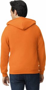 Zip Up Hoodie in Solid <b>Neutral</b> Tones Trendy Loose Fit Zip Up Hoodie for Men and Women - Product Image 3