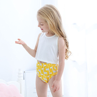 Celana Popok Bayi Model Celana Dapat Disesuaikan Motif Lucu 2-6 Tahun Unisex Balita Latihan Toilet Katun Pinggang Elastis Ekspor Global ODM