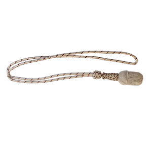 Nudos de espada de alambre plateado hechos a mano y de fábrica de Wallow Embroidery Works para uniformes de oficiales, cómodos, servicio OEM/ODM - Product Image 5