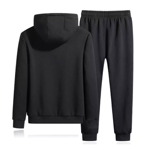 Survêtement à capuche pour hommes de haute qualité, confortable, respirant, séchage rapide, été solide, grande taille, ensembles fabriqués - Product Image 2