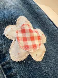 กางเกงยีนส์ล้างหินหยาบวินเทจ (ขนาด8บาง) - Product Image 5