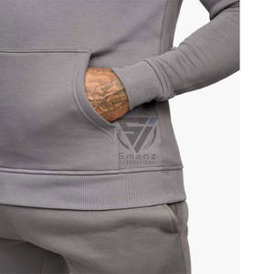 กางเกงวอร์มผู้ชายสีพื้นสไตล์สตรีทแวร์สีน้ำเงิน ผ้าคอตตอนผสมโพลีเอสเตอร์ ระบายอากาศได้ดี ยืดหยุ่น มีกระเป๋า  สามารถสั่งทำได้ - Product Image 6