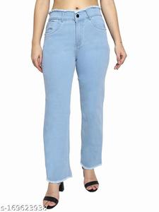 Mode polyvalent noir mince jambe large Denim pantalon lavé perforé Denim Flare pantalon femmes taille haute cloche bas Jeans - Product Image 2
