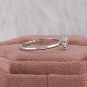Oval Diamond Solitaire Engagement <b>Ring</b>, Lab Grown Diamond Wedding <b>Ring</b>, 6 Claw Prongs Diamond <b>Ring</b>, <b>Ring</b> <b>for</b> Her - Product Image 6
