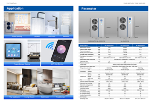 Хит продаж, чешский инвертор NuLite R32, нагревательный помпа, 80 л, буферный бак, 8 кВт, 10 кВт, инвертор, воздух-вода, тепловой насос - Product Image 4