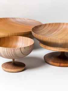 Cuenco de madera Premium hecho a mano, estilo rústico ecológico para ensaladas, aperitivos o postres - Product Image 4