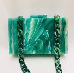 Bolso de mano de resina para mujer, bolso de mano de noche para fiesta, bolso de mano para niñas a bajo precio de HAND MADE CRAFT - Product Image 1