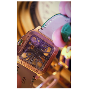 Montre de luxe en moissanite VVS pour homme, mouvement à quartz, cadran en verre, brillance éclatante, artisanat élégant, style haut de gamme - Product Image 4