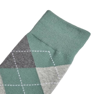Premium Argyle Cotton Dress Crew <b>Socks</b> <b>for</b> <b>Men</b> Anti-Bacterial Sage Green Business Casual Daily <b>Work</b> <b>Socks</b> by JZVINA Made Vietnam - Product Image 2