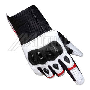 100% Gants de moto en cuir de qualité supérieure respirants avec accès à l'écran tactile de protection pour un usage sportif - Product Image 4