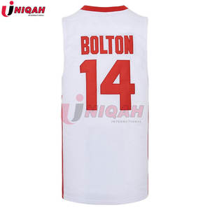 ชุดเสื้อบาสเก็ตบอลสำหรับผู้ชายชุดเสื้อกีฬาผ้าโพลีเอสเตอร์14และ8 - Product Image 2