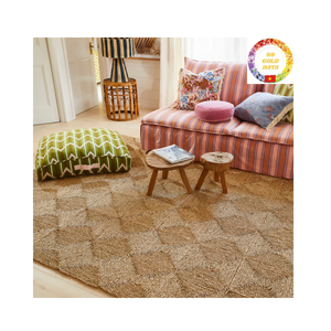 Vietnamese OEM ODM Seagrass Rug Eco Friendly Handwoven Round Floor Mat for Living Room Bedroom and Modern Home Decor - Product Image 1
