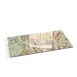 Azulejos de Porcelana de Lujo de Alto Brillo, Efecto Mármol Verde Claro, Rojo y Dorado, Acabado Mate, Precio Competitivo, Imitación Madera - Product Image 1