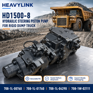 ปั๊มไฮดรอลิกพวงมาลัย HEAVYLINK HD1500-8 สำหรับรถดัมพ์แบบแข็ง OEM 708-1L-00760 708-1L-01760 708-1L-04290 708-1W-02111 - Product Image 2