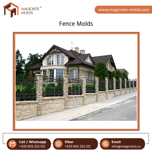 Phạm vi độc quyền của chất lượng tối ưu thiết kế hiện đại tường trang trí đôi bên bê tông hàng rào tường khuôn với giá số lượng lớn - Product Image 3