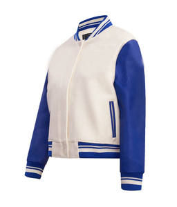 Venta al por mayor personalizado Vintage lana Varsity chaqueta hombres invierno escuela Letterman de talla grande CollegeBaseballjacket para hombres DDP envío - Product Image 4