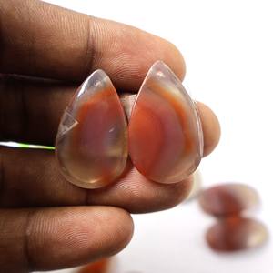 Alta calidad Natural Botswana cabujón ágata par de piedras preciosas mezcla forma hecha a mano pulido precio al por mayor para la fabricación de joyas - Product Image 2